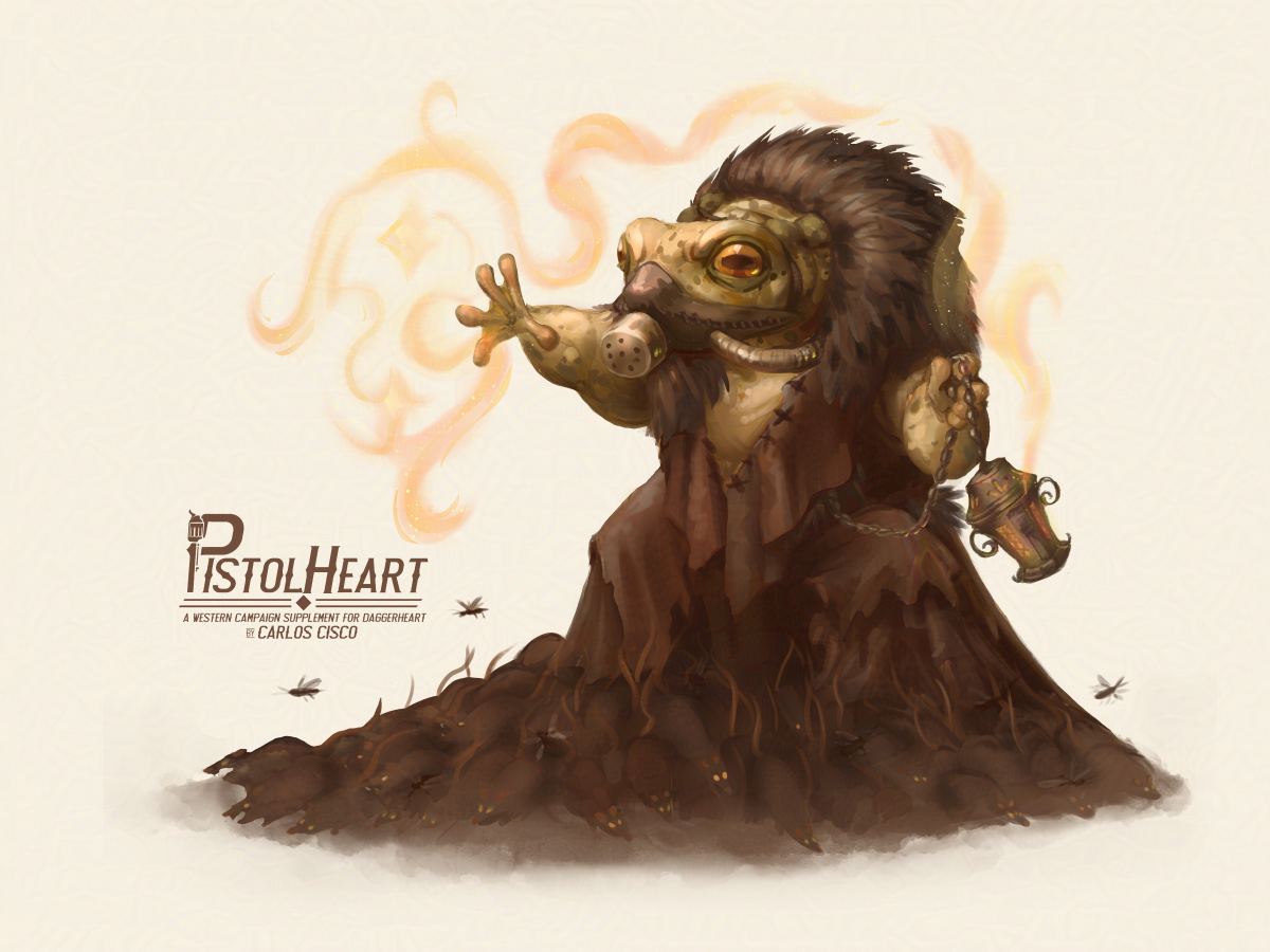 <h3>Pistolheart Adversary: Hand of the Plague</h3>Work for Hire for Carlos Cisco